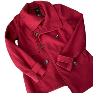 Red Peacoat (Size Small)​